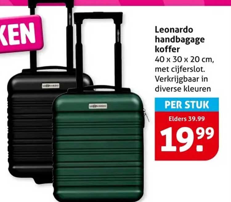Leonardo handbagage koffer