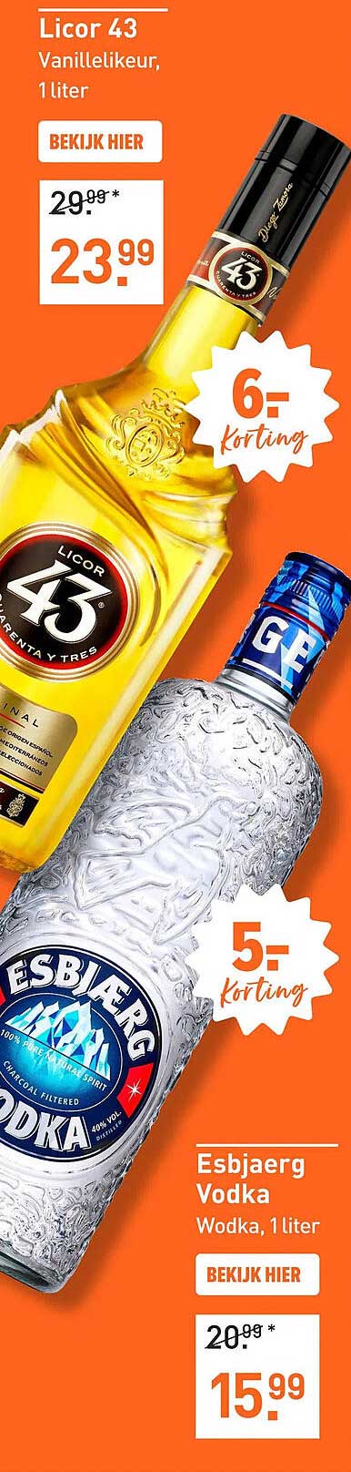 Licor 43 Vanillelikeur, 1 liter