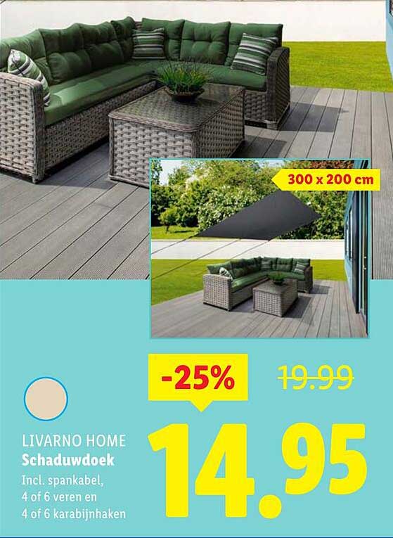 LIVARNO HOME Schaduwdoek