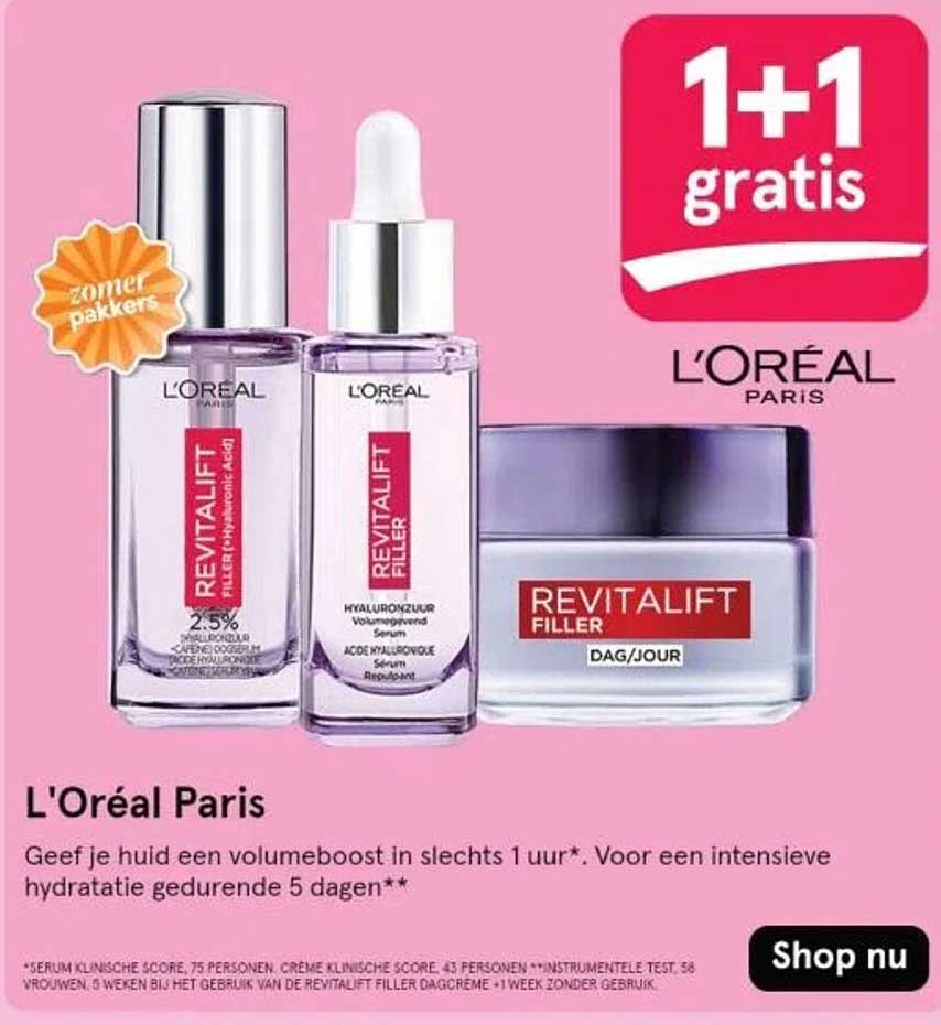 L'Oréal Paris 1+1 gratis