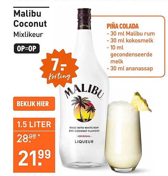 Malibu Coconut Mixlikeur