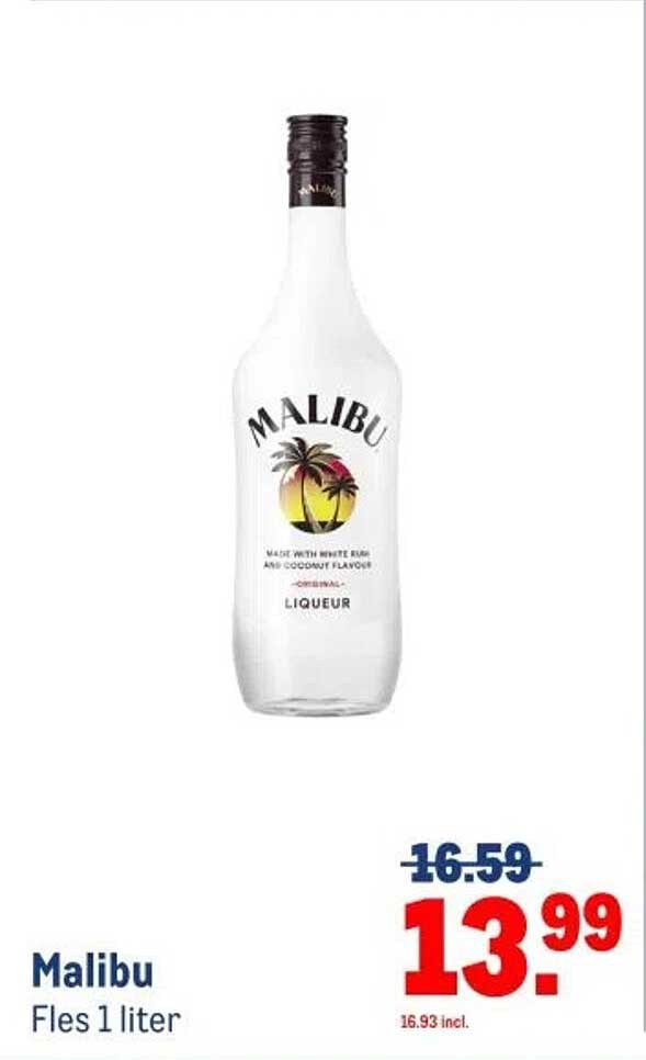 Malibu Fles 1 liter