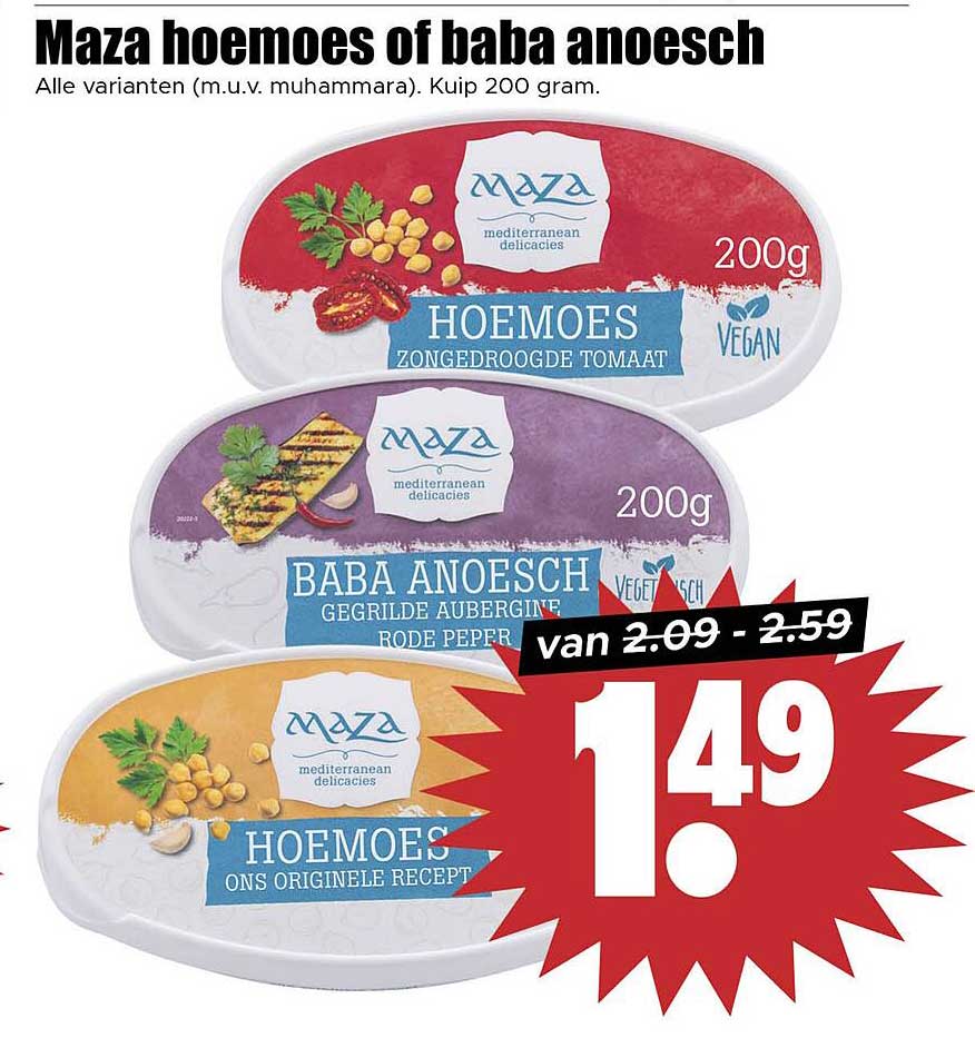 Maza hoemoes of baba anoesch