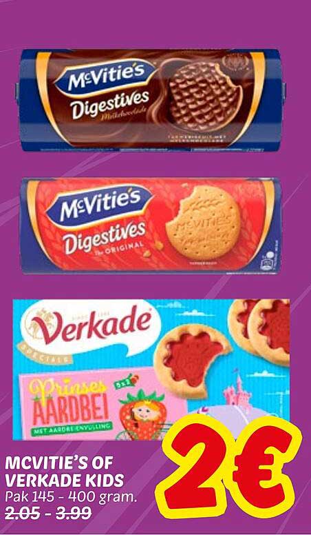 MCVITIE'S OF VERKADE KIDS
