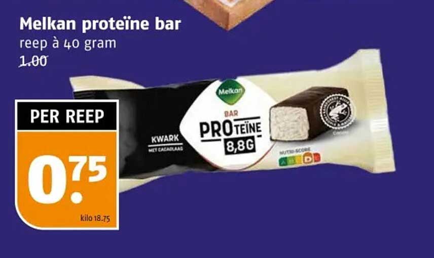 Melkan proteïne bar