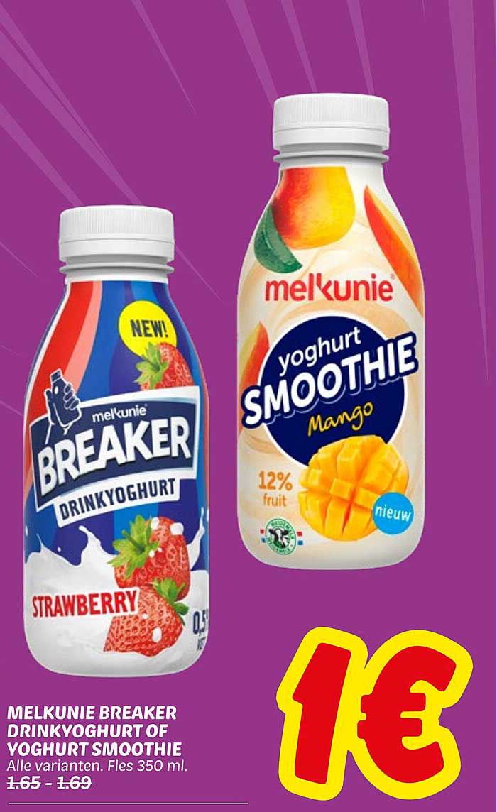 MELKUNIE BREAKER DRINKYOGHURT OF YOGHURT SMOOTHIE