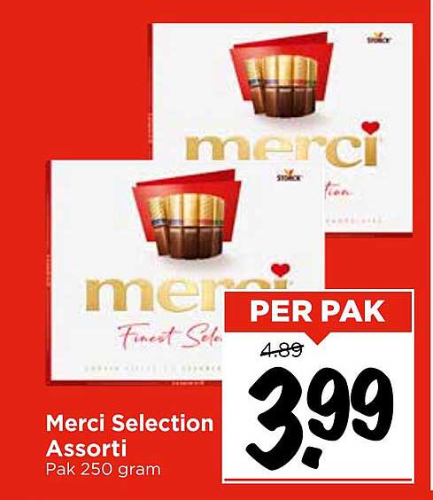 Merci Selection Assorti Pak 250 gram