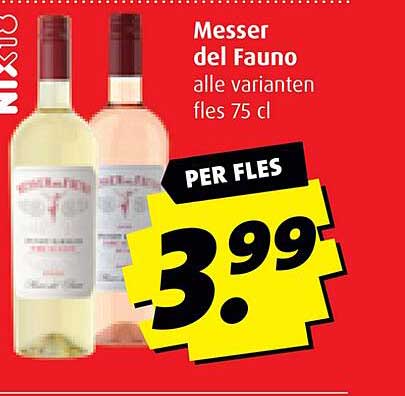 Messer del Fauno alle varianten fles 75 cl