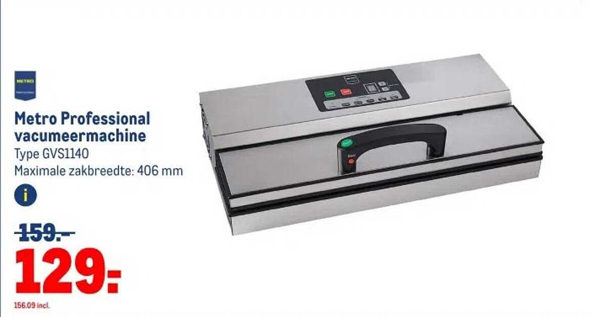 Metro Professional vacuümmachine Type GVS1140