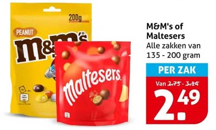 M&M's of Maltesers