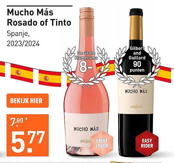 Mucho Más Rosado of Tinto