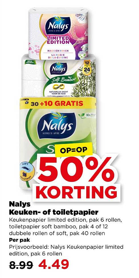 Nalys Keuken- of toiletpapier