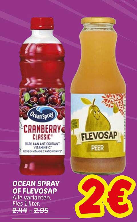 OCEAN SPRAY OF FLEVOSAP