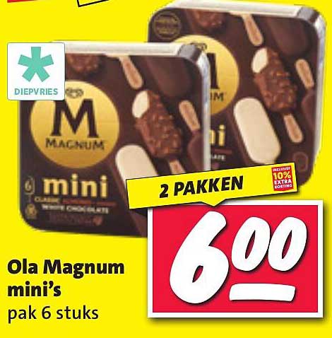 Ola Magnum mini’s pak 6 stuks