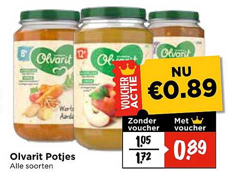 Oluvarit Potjes Alle soorten