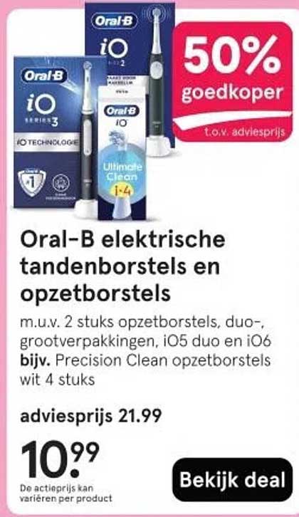 Oral-B elektrische tandenborstels en opzetborstels