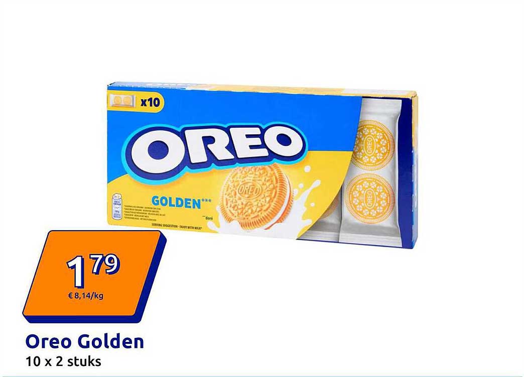 Oreo Golden 10 x 2 stuks