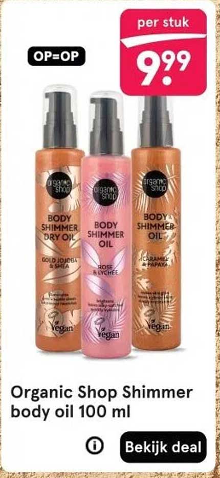 Organic Shop Shimmer body oil 100 ml