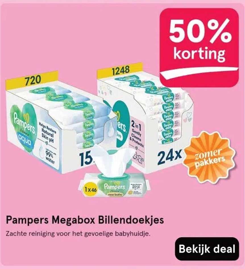 Pampers Megabox Billendoekjes