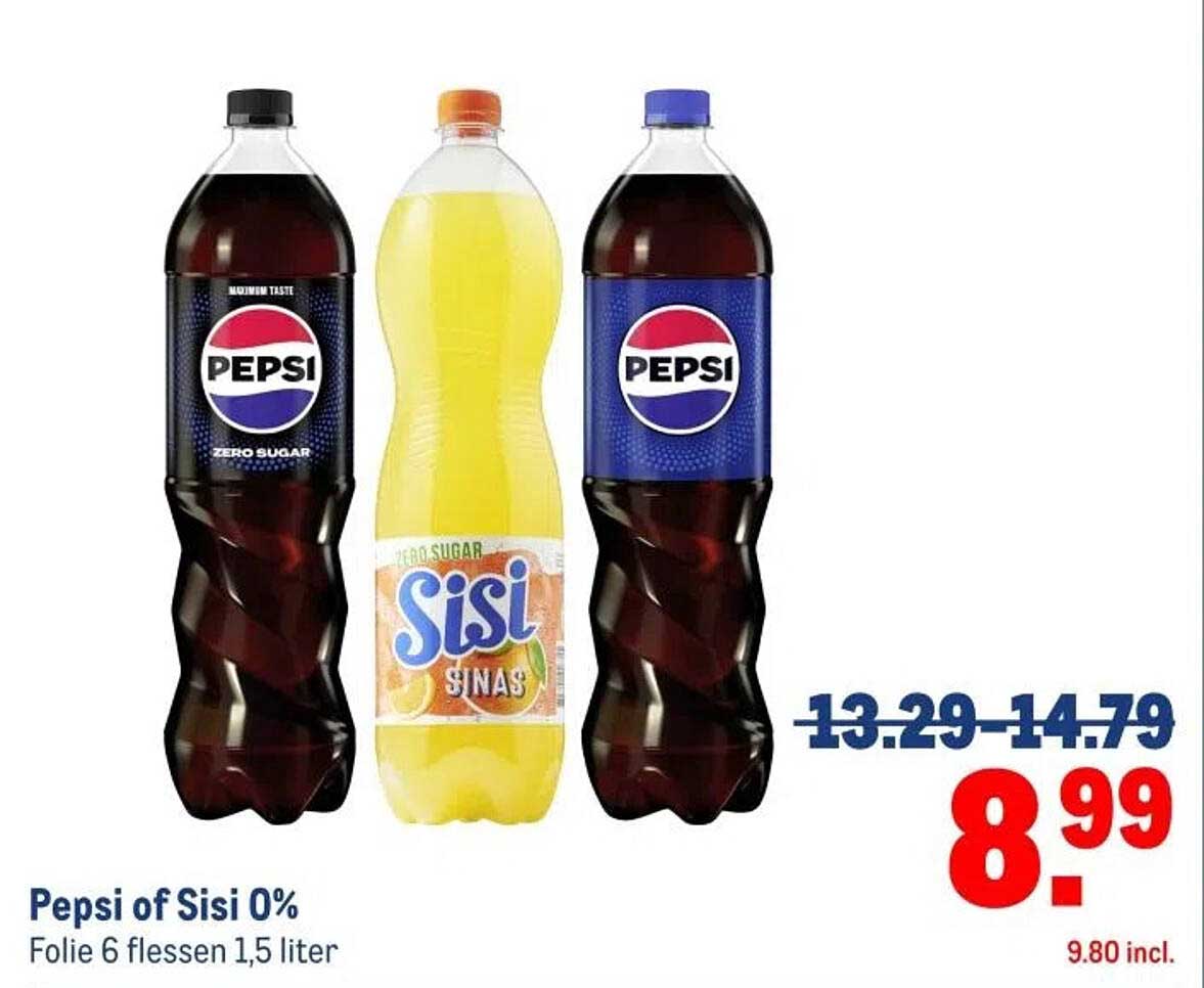 Pepsi of Sisi 0%
