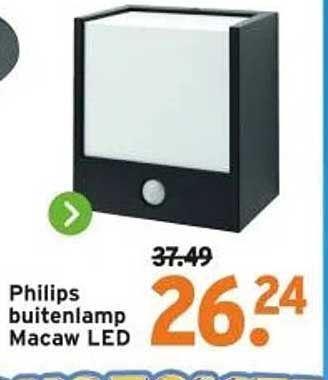 Philips buitenlamp Macaw LED