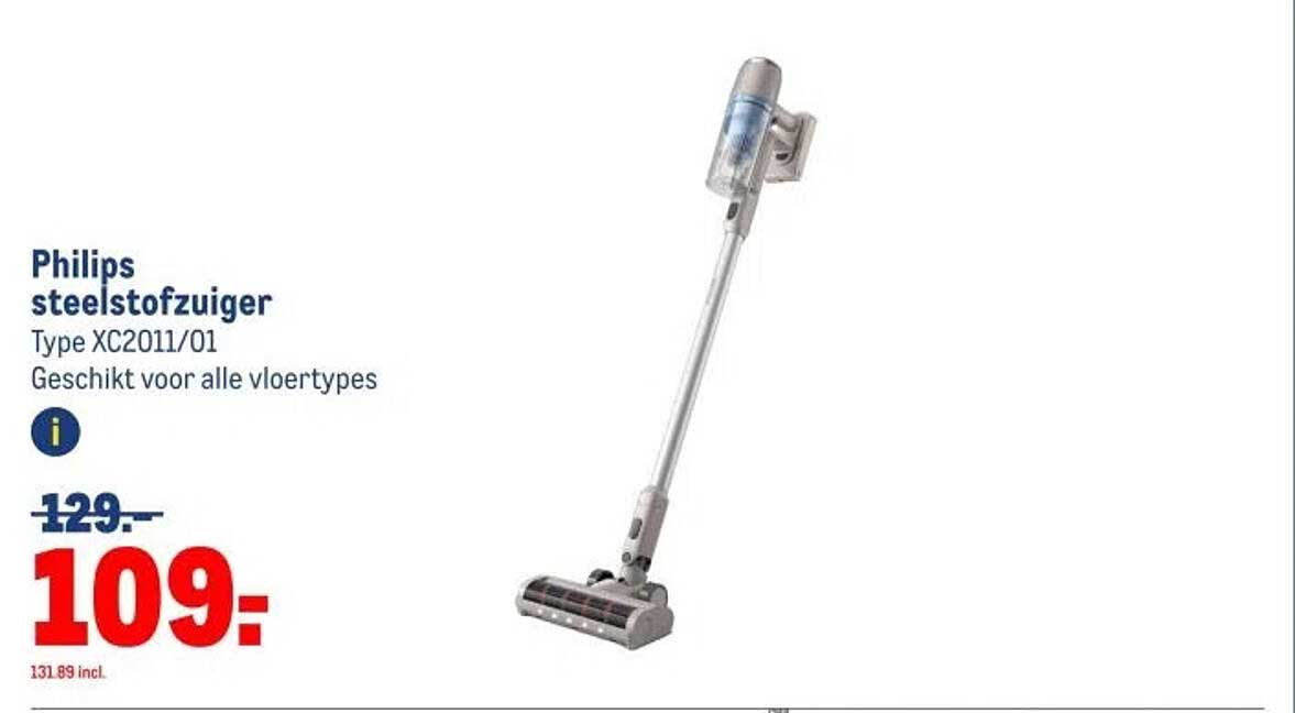 Philips steelstofzuiger
