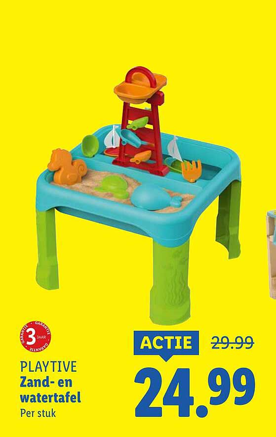 PLAYTIVE Zand- en watertafel