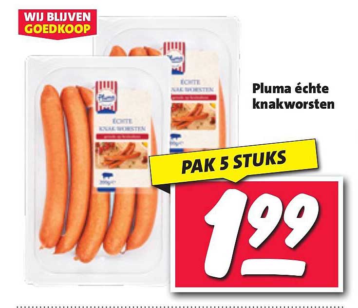 Pluma échte knakworsten