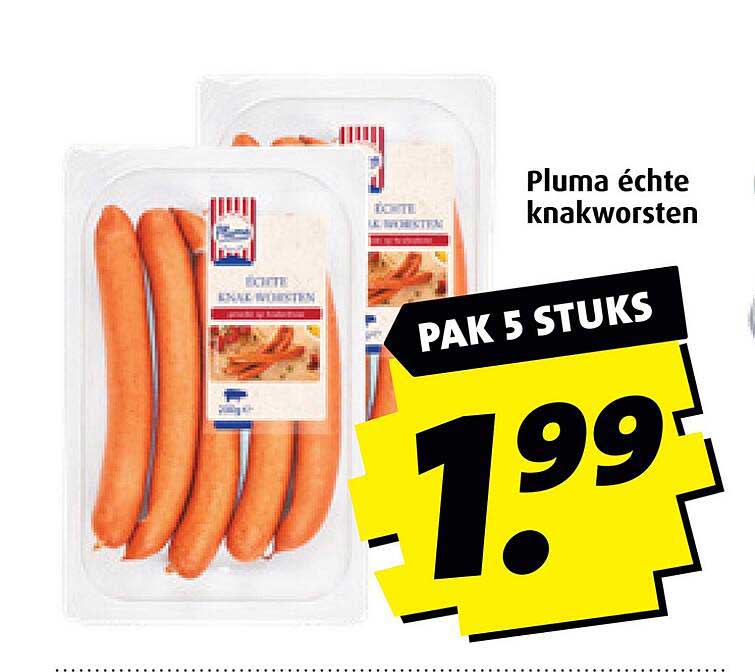 Pluma échte knakworsten