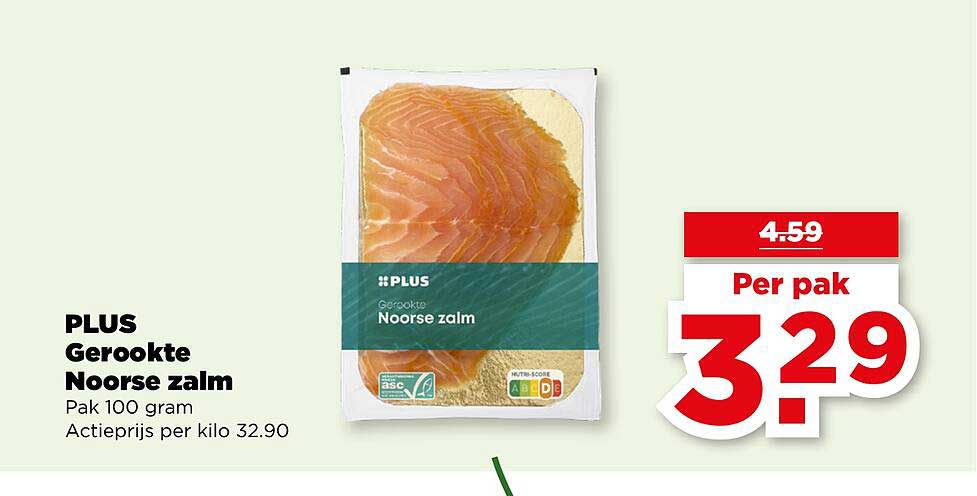 PLUS Gerookte Noorse zalm
