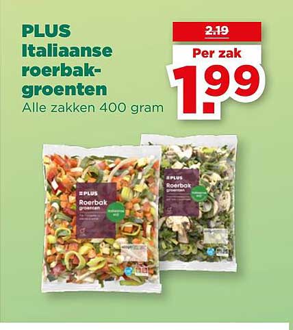 PLUS Italiaanse roerbakgroenten