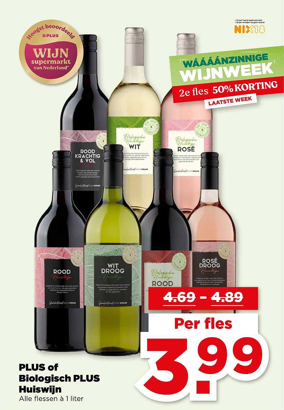 PLUS of Biologisch PLUS Huiswijn