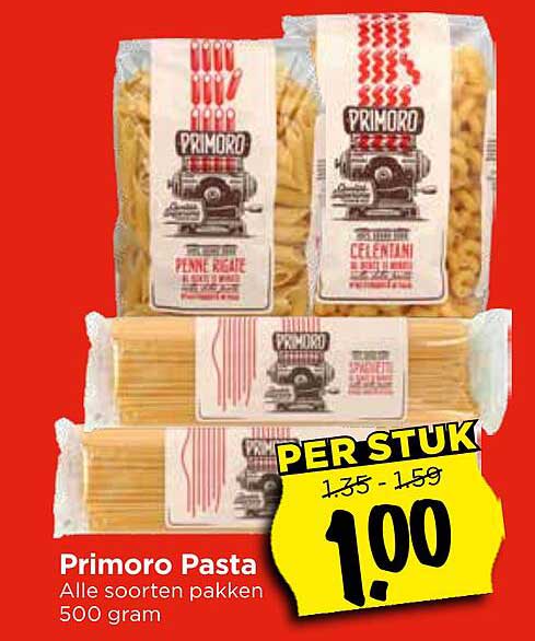 Primoro Pasta Alle soorten pakken 500 gram
