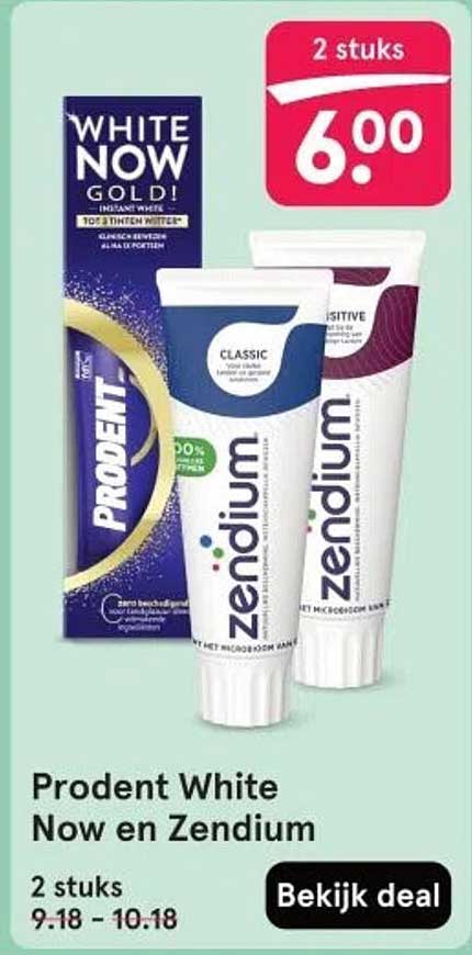 Prodent White Now en Zendium
