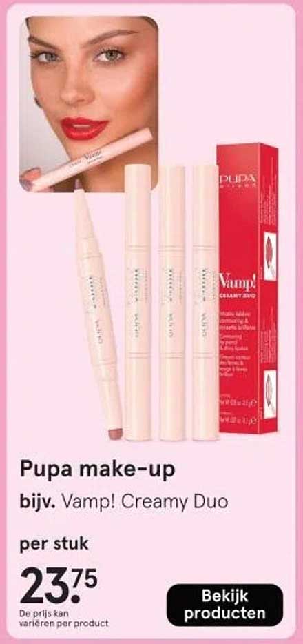 Pupa make-up bijv. Vamp! Creamy Duo