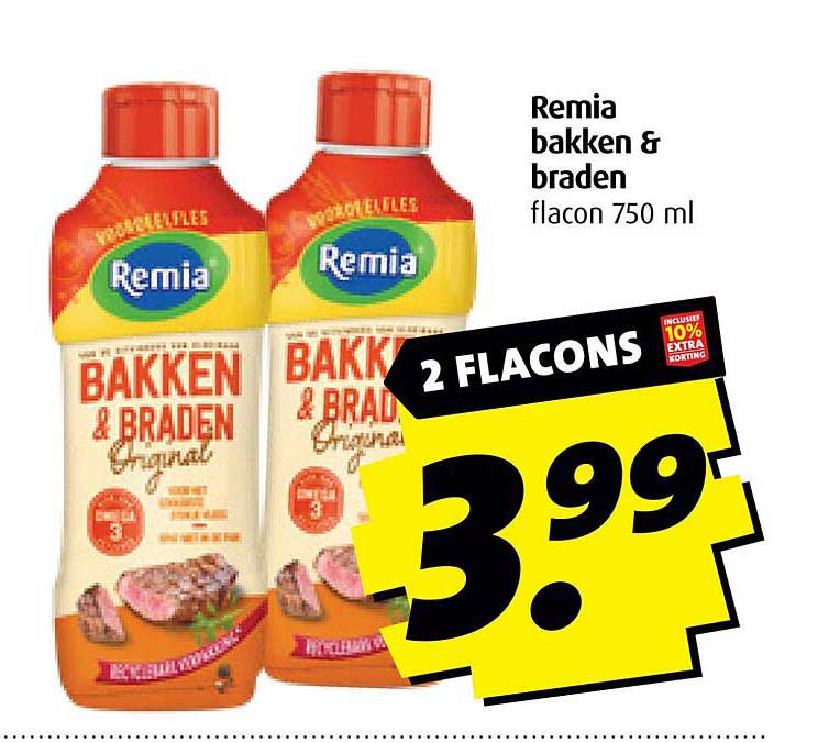 Remia bakken & braden flacon 750 ml