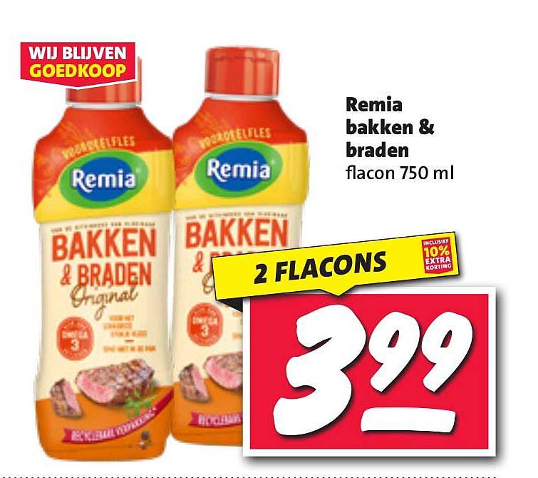 Remia bakken & braden flacon 750 ml