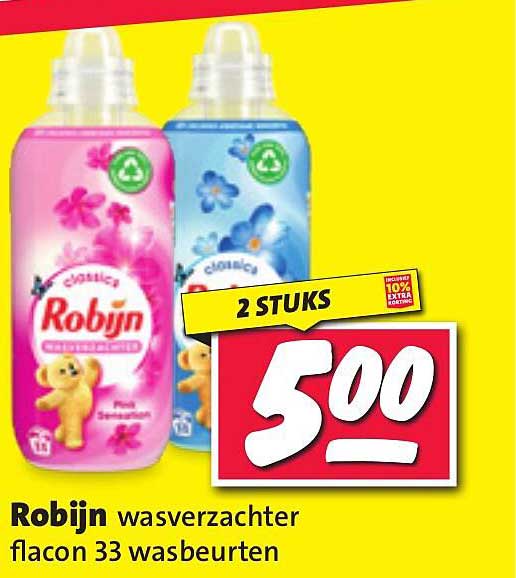 Robijn wasverzachter flacon 33 wasbeurten