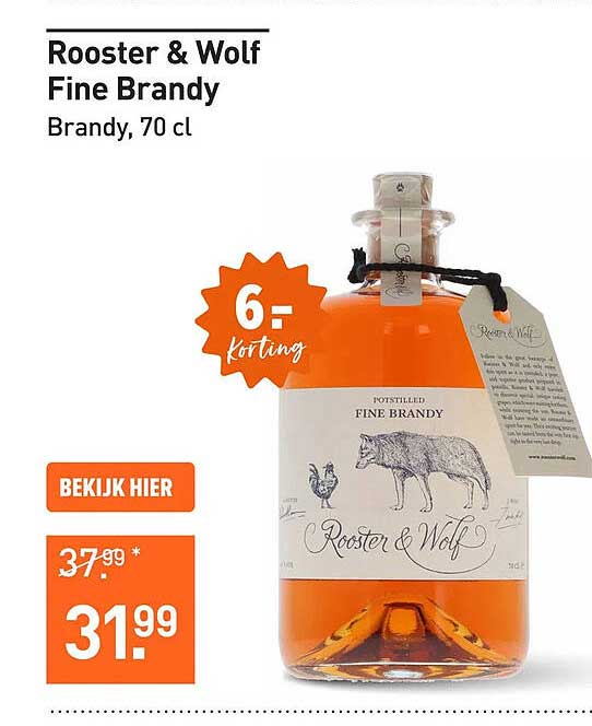 Rooster & Wolf Fine Brandy