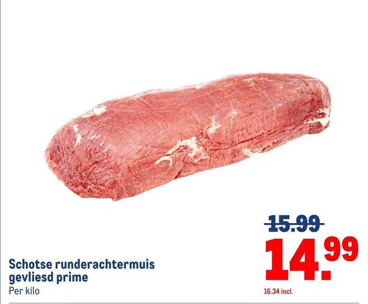 Schotse runderachtermaïs gevliesd prime