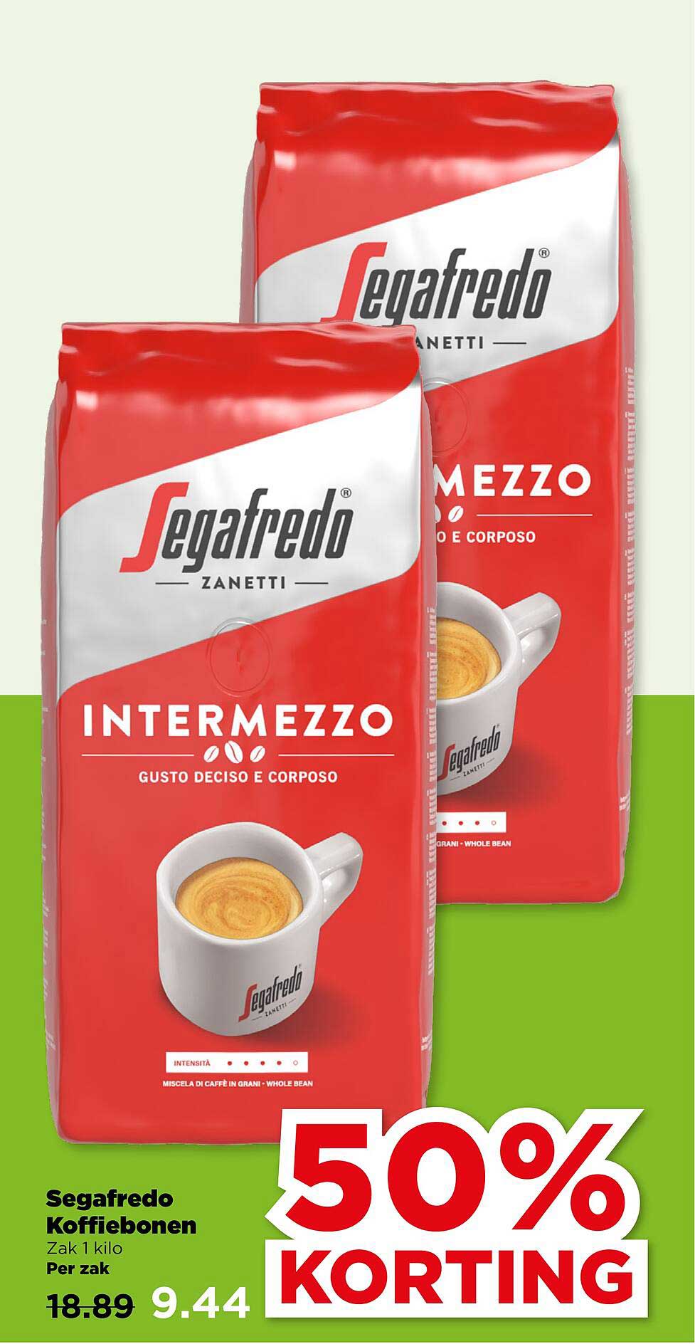 Segafredo Koffiebonen Zak 1 kilo