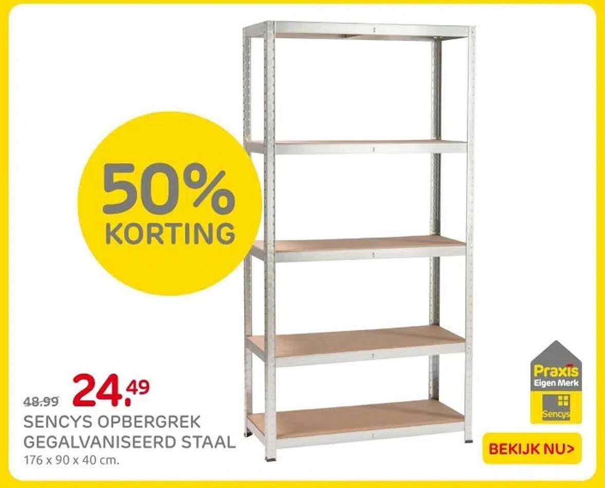 SENCYS OPBERGREK GEGALVANISEERD STAAL