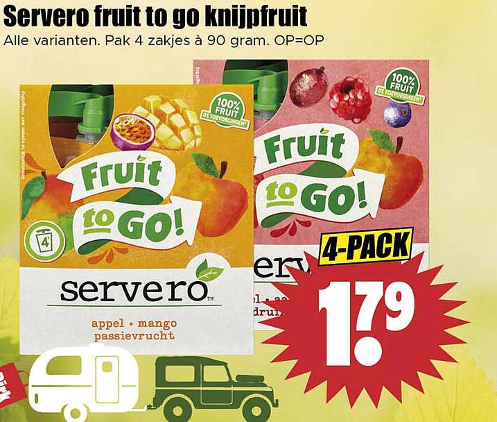 Servero fruit to go knijpfruit