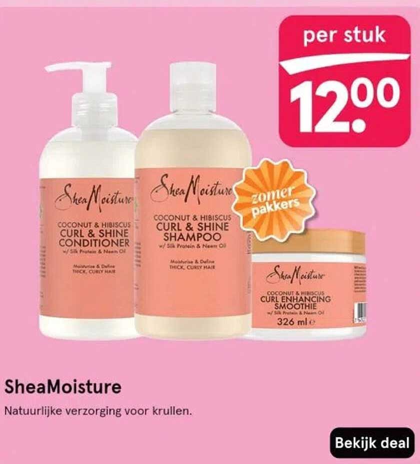 SheaMoisture Coconut & Hibiscus Curl & Shine Shampoo