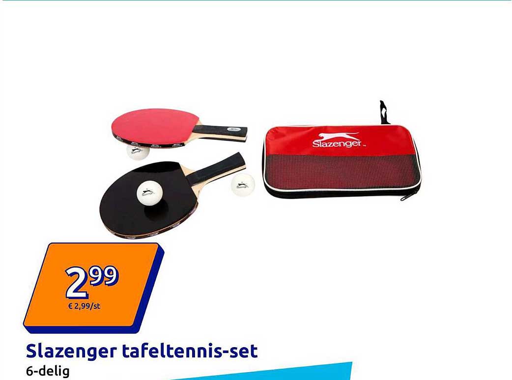 Slazenger tafeltennis-set 6-delig