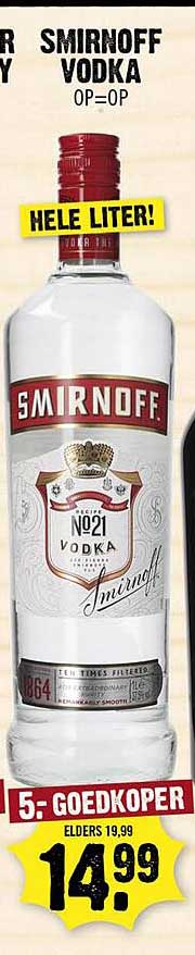 SMIRNOFF VODKA OP=OP