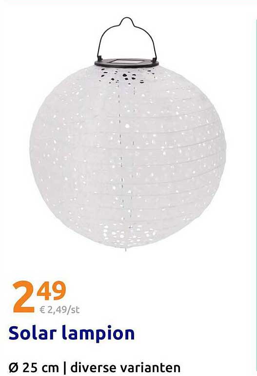 Solar lampion