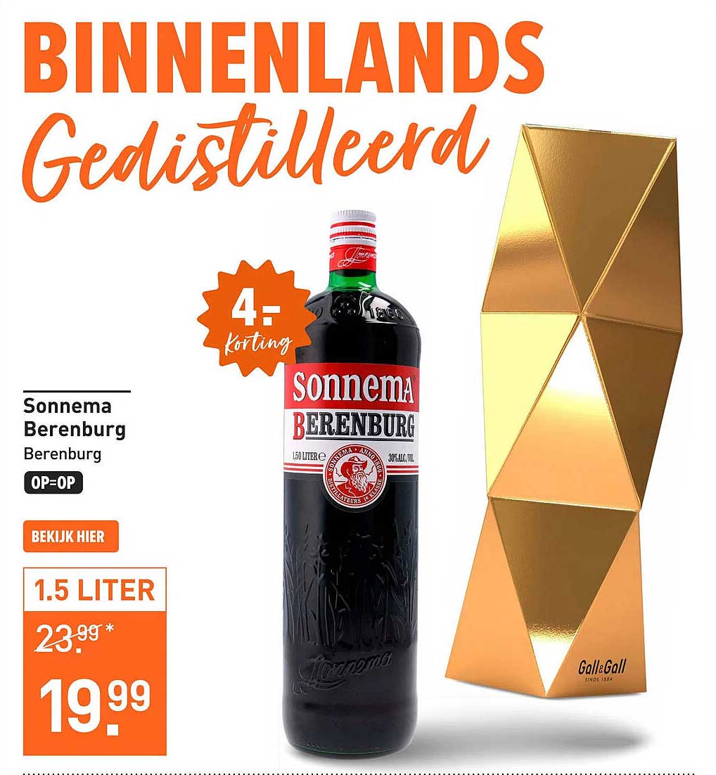Sonnema Berenburg 1.5 liter