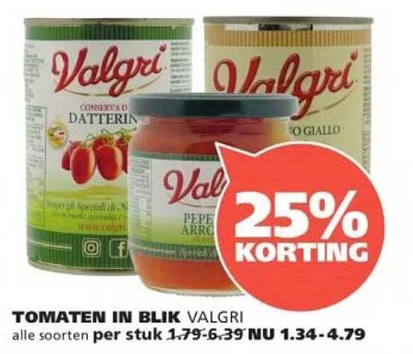 TOMATEN IN BLIK VALGRI