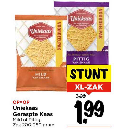 Uniekaas Geraspte Kaas